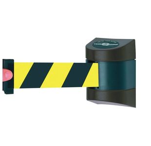 VFM Black /Yellow Fully Retractable Barrier Wall Unit 4.6m 309839