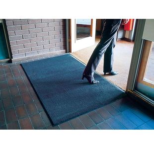VFM Blue Economy Entrance Mat 1200x1800mm (Slip resistant with stain resistant backing) 312427