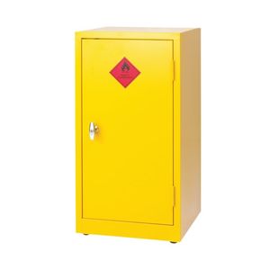 Hazardous Substance Storage Cabinet 36X18X18 inch C/W 1 Shelf Yellow 188740