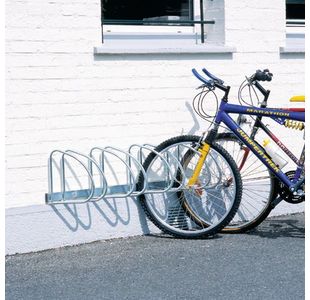 VFM Aluminium Wall/Floor Mounted 4-Bike Cycle Rack 320080