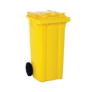 Wheelie Bin 240 Litre Yellow (W580xD740xH1070mm) 331193