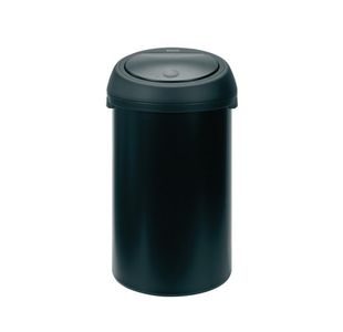 Touch Top Waste Bin 60 Litre Black 374038