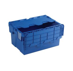 Blue Attached Lid Container 54L 375815