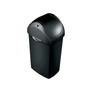 Plastic Bin Swing Lid 40L Grey 376201