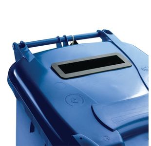 Confidential Waste Wheelie Bin 240 Litre Blue 377892