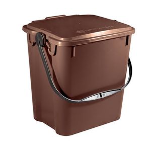 Solid Walled Kitchen Caddy 10L Brown 378479