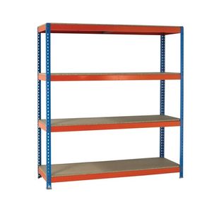 VFM Orange/Zinc Heavy Duty Boltless Shelving 379045