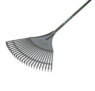 Evergreen Plastic Rake 54 inch Aluminium Grey/Green 380363