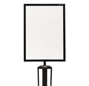 VFM Barrier System Sign Holder A4 Portrait Black 326403