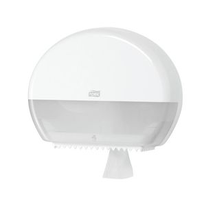 Tork T2 Mini Jumbo Toilet Roll Dispenser White 555000