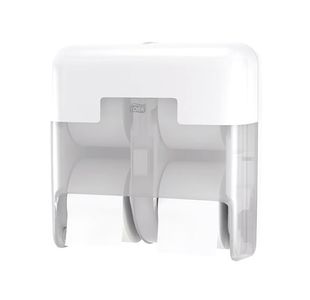 Tork OptiServe Coreless 4-Roll Toilet Roll Dispenser White 558051