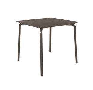 Lark Square Slatted Table Aluminium Charcoal 1043448ND