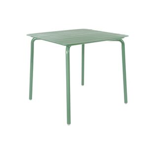 Lark Square Slatted Table Aluminium Fair Green 1043450ND