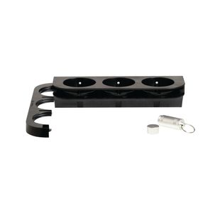 M System Black Triple Bracket 165x50x85mm (Pack of 2) SUPCJSI008A