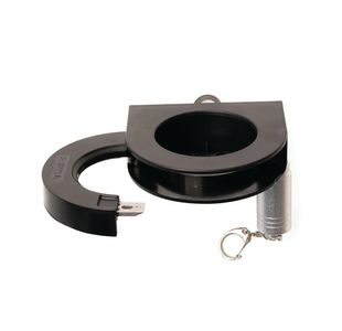 M System Black Single Bracket 93x50x85mm (Pack of 2) SUPCJSI007