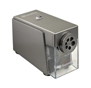 Swordfish Omni Electric Pencil Sharpener Silver 40391