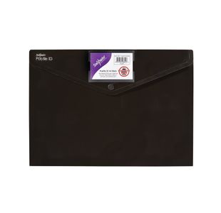 Snopake Polyfile ID A4 Polypropylene Black (Pack of 5) 12491
