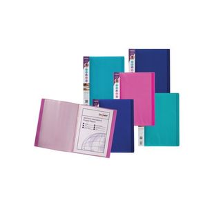 Snopake Electra Display Book 24 Pocket A4 Assorted (Pack of 10) 12219