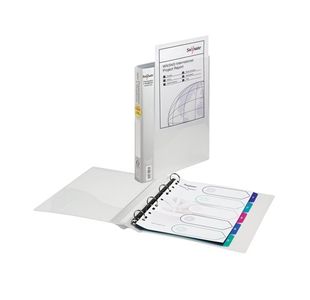 Snopake Presentation 4 A4 Ring Binder 25mm Clear 13368