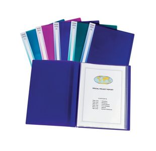 Snopake Display Book 24 Pocket A3 Electra Assorted (Pack of 5) 14103