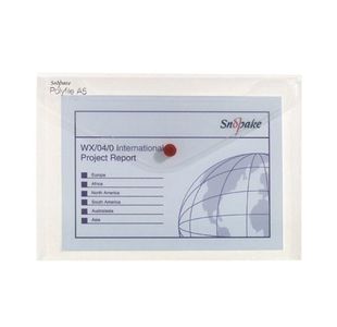 Snopake Polyfile Classic A5 Clear (Pack of 5) 11382