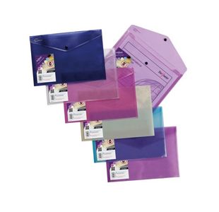 Snopake Polyfile Lite A4 Assorted (Pack of 5) 15411