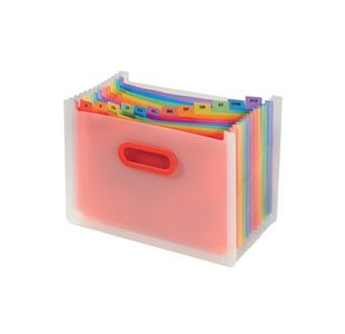 Snopake Rainbow 13 Part Desk Expander A4 15809