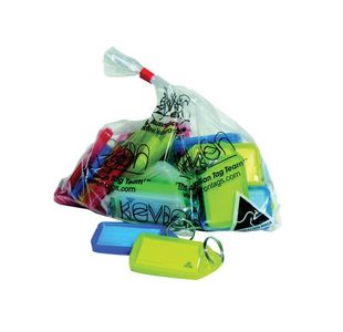 Kevron Plastic Clicktag Key Tag Large Assorted (Pack of 25) ID30 AC25
