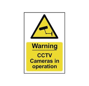 Spectrum Industrial Warning CCTV Cameras In Op S/A PVC Sign 200x300mm 1311