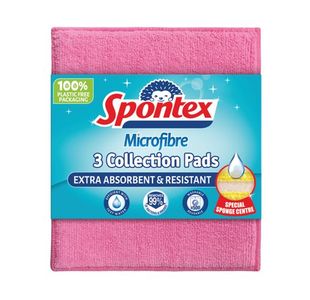 Spontex Microfibre Pads Assorted Pack of 3 19700617
