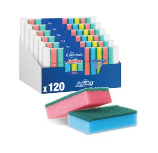 Spontex Sponge Scourer x20 Scourers Pack of 6 19400000