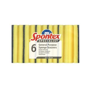Spontex Specialist General Purpose Sponge Scourers (Pack of 6) 19400213