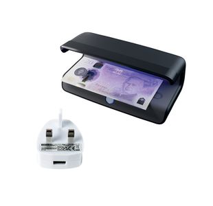 Safescan 55 UV Conterfeit Detector + Adapter Plug Pack of 2 SSC800003