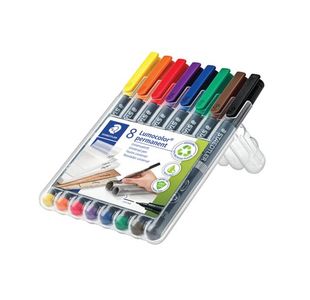 Staedtler Lumocolour Non-Permanent Medium Assorted (Pack of 8) 315-WP8