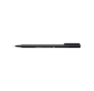 Staedtler Tri+ Fineliner Pen 0.3mm Black (Pack of 10) 3349