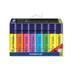Staedtler Textsurfer Classic Highlighter Assorted (Pack of 8) 364AWP8