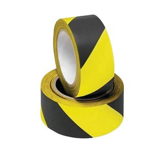 Hazard Warning Tape Adhesive 50mmx33m EHWTBYL
