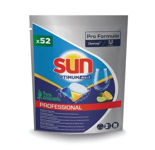 Sun Professional Formula Optimum All In One Dishwasher Capsules Pack of 52 101109462