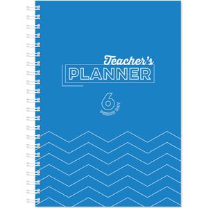 Silvine Teachers Academic Planner 6 Period A4 ST45312