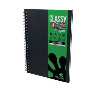 Classy Gecko All Media Wirebound Sketchbook Portrait 40Sheet A4 GEC102