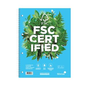 Silvine Premium Environmentally Friendly Ruled Notebook 160 Pages A4 (5 Pack) R202
