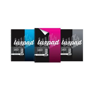 Silvine Luxpad Hardback Wirebound Notebook A5 (Pack of 12) THBA5AC