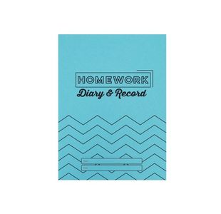 Silvine Homework Diary Record A5 Blue (Pack of 20) EX204