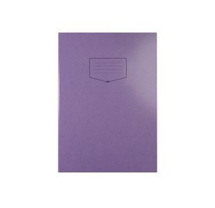 Silvine Tough Shell Exercise Book A4+ Purple (Pack of 25) EX157