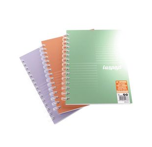 Silvine Luxpad Metallic 200 Page A5+ Assorted (Pack of 3) LUXA5MAC