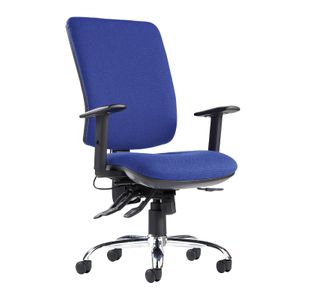 Senza Ergo 24hr ergonomic asynchro task chair - blue