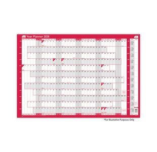 Sasco Year Planner Mounted 2026 2410261