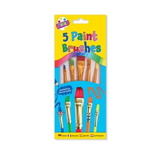 Artbox Paint Brushes x5 Assorted Pack of 12 5453