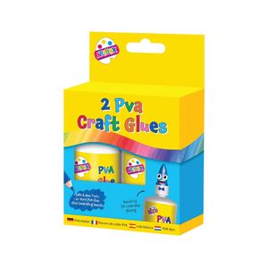 Artbox PVA Glue Bottles 40ml White x2 Pack of 12 6005