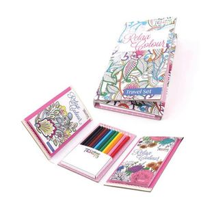 Tallon Adult Colouring Book Travel Set (Pack of 6) 6844